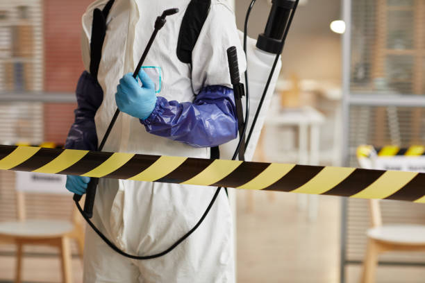 Professional Biohazard Cleanup technician working in Maysville, NC